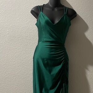 Elegant Green Women's Dress
